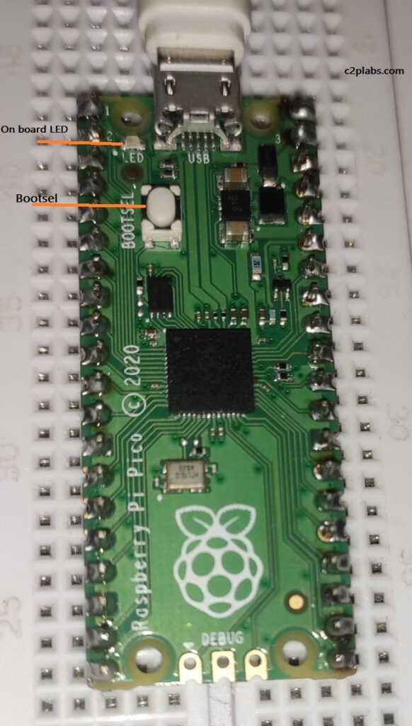 Raspberry pico board (Rp2040)