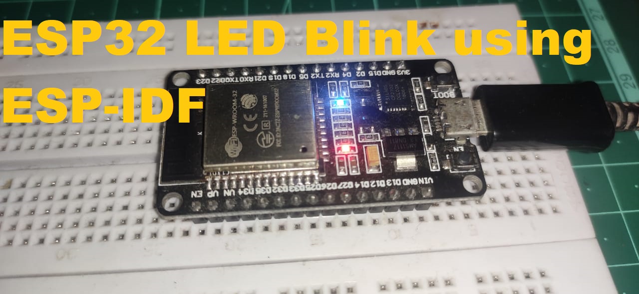 ESP32 LED blink tutorial using ESP-IDF FreeRTOS framework. - C2P Labs